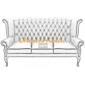 Chesterfield Queen 3-pers Sofa (2)