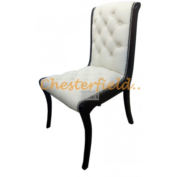 Classic Weiss Chesterfield Stuhl Classic Weiss Chesterfield Stuhl