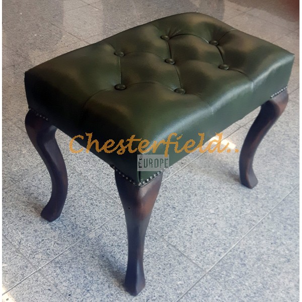 Chesterfield Cambridge Hocker 40x60 Antikgrün (A8) Chesterfield Cambridge Hocker 40x60 Antikgrün (A8)