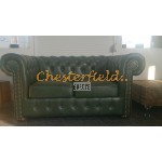Klassisk grøn 2 personer Chesterfield Sofa 