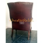 St. James bordeaux (A7) Chesterfield lænestol
