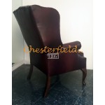 St. James bordeaux (A7) Chesterfield lænestol