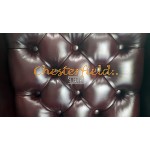 St. James bordeaux (A7) Chesterfield lænestol