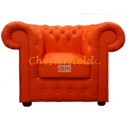 Klassisk Orange (K6) Chesterfield lænestol