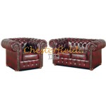 Classic 21 Antikrot Chesterfield Garnitur