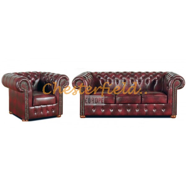 Classic 31 Antikrot Chesterfield Garnitur Classic 31 Antikrot Chesterfield Garnitur