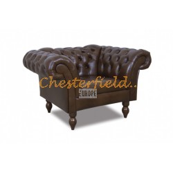 Diva brun (A5) Chesterfield lænestol