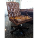 Chesterfield King forhold (S12) drejelig lænestol