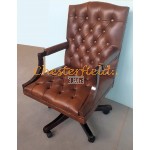 Chesterfield King forhold (S12) drejelig lænestol