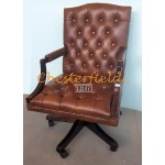 Chesterfield King forhold (S12) drejelig lænestol