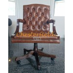Chesterfield King forhold (S12) drejelig lænestol