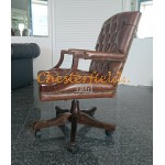 Chesterfield King forhold (S12) drejelig lænestol