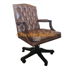 Chesterfield King forhold (S12) drejelig lænestol