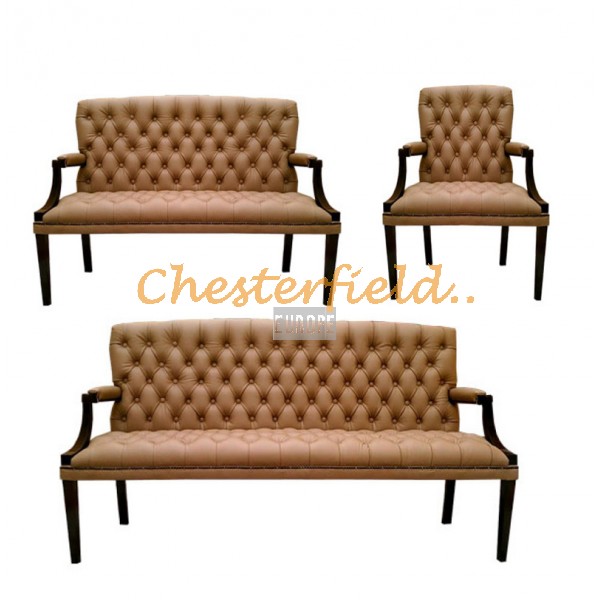 Chesterfield King 321 Cappucchino sedacia súprava Chesterfield King 321 Cappucchino sedacia súprava