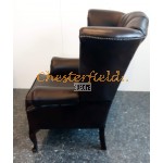 Queen brun (A5 mørk)  Chesterfield  lænestol 