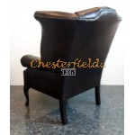 Queen brun (A5 mørk)  Chesterfield  lænestol 