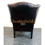 Queen brun (A5 mørk)  Chesterfield  lænestol 