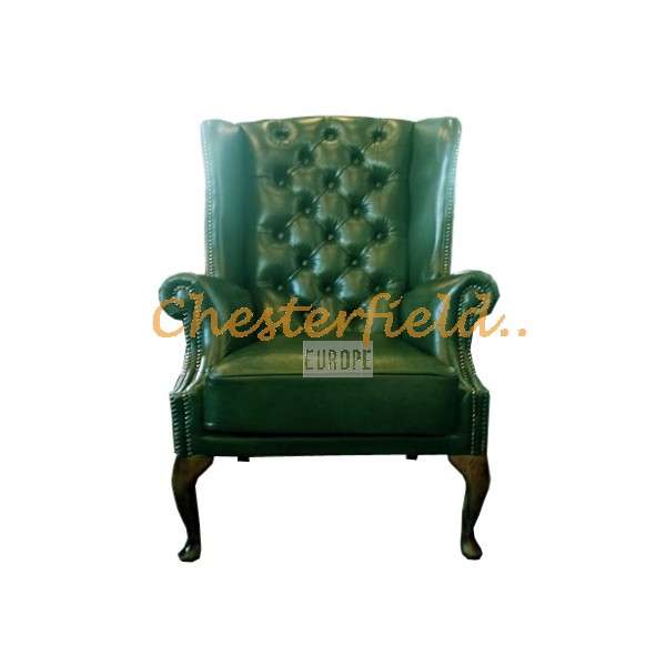 St. James  (A8) grøn Chesterfield lænestol