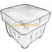 Wimbledon Chesterfield Hocker (2)