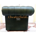 Klassisk XL Antik grun (A8) Chesterfield lænestol