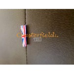 Klassisk XL Antik grun (A8) Chesterfield lænestol