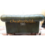 Klassisk grøn 2 personer Chesterfield Sofa 