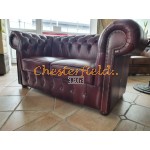 Klassisk XL bordeaux 2 personer Chesterfield Sofa Klassisk XL bordeaux 2 personer Chesterfield Sofa