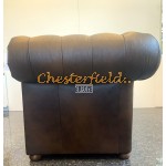 Classic Antik mittelbraun 3-Sitzer Chesterfield Sofa