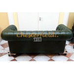 Classic XL Antikgruen 3-Sitzer Chesterfield Sofa Classic XL Antikgruen 3-Sitzer Chesterfield Sofa