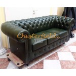 Classic XL Antikgruen 3-Sitzer Chesterfield Sofa Classic XL Antikgruen 3-Sitzer Chesterfield Sofa