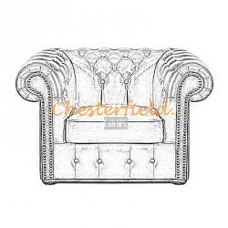 Klassisk Chesterfield lænestol