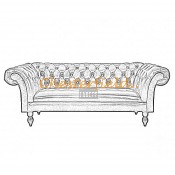 Chesterfield Diva 3-pers Sofa (4)