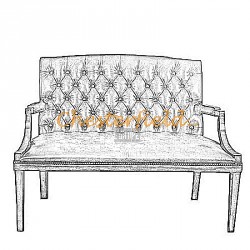 Chesterfield King 2 pers Sofa
