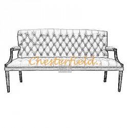 Chesterfield King 3-pers Sofa