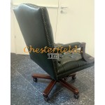 Chesterfield King  grøn drejelig kontorstol