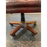 Chesterfield King bordeaux drejelig kontorstol