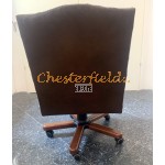 Chesterfield King brun drejelig kontorstol