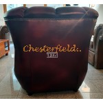 Monk  bordeaux (A7) Chesterfield lænestol