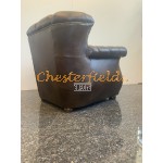 Monk mediumbrun (A5M) Chesterfield lænestol