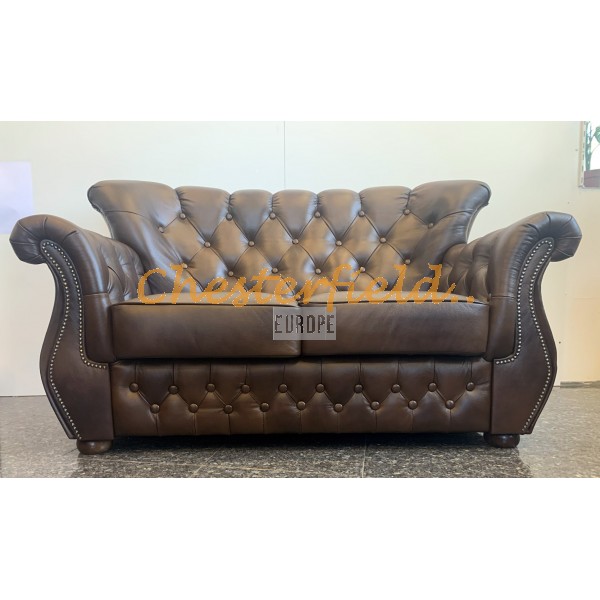Monk Antikgold 2-Sitzer Chesterfield Sofa