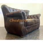 Monk Antikgold 2-Sitzer Chesterfield Sofa