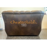 Monk Antikgold 2-Sitzer Chesterfield Sofa