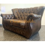 Monk Antikgold 2-Sitzer Chesterfield Sofa