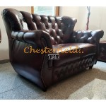 Monk 321 Antikmittelbraun Chesterfield Garnitur A5M Monk 321 Antikmittelbraun Chesterfield Garnitur A5M