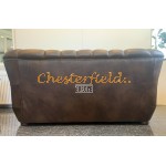 MonkA Antikgold 3-Sitzer Chesterfield Sofa 