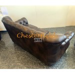 MonkA Antikgold 3-Sitzer Chesterfield Sofa 