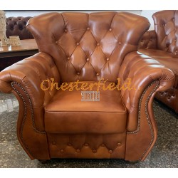 Monk  whisky (C12) Chesterfield lænestol