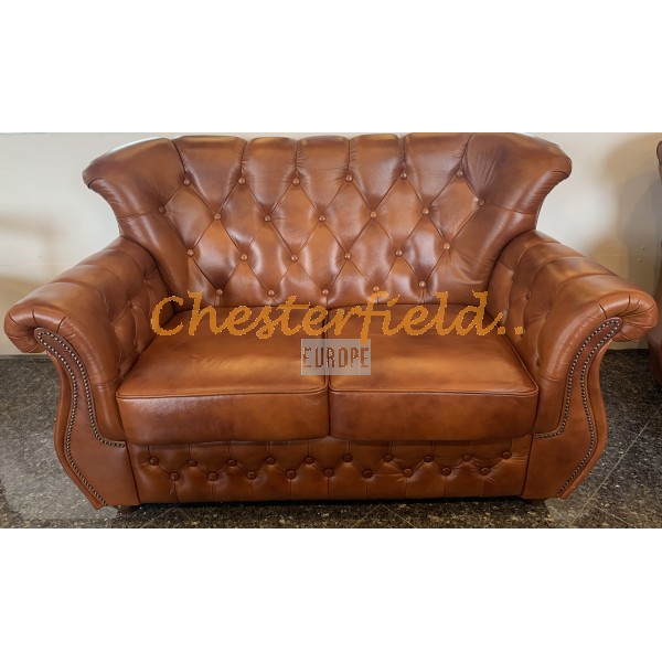 Monk Antikgold 2-Sitzer Chesterfield Sofa
