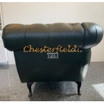 Recamiere Pompadour Chesterfield Rechtsseitig  A8 Antigruen