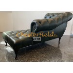 Recamiere Pompadour Chesterfield Linksseitig A8 Antikguen